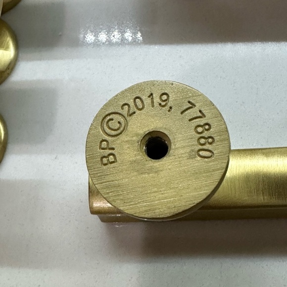 COPY - 6 - Pack Solid Brass Cabinet Pulls 3” Hole Center (in Brush Gold Finish) - Picture 10 of 12